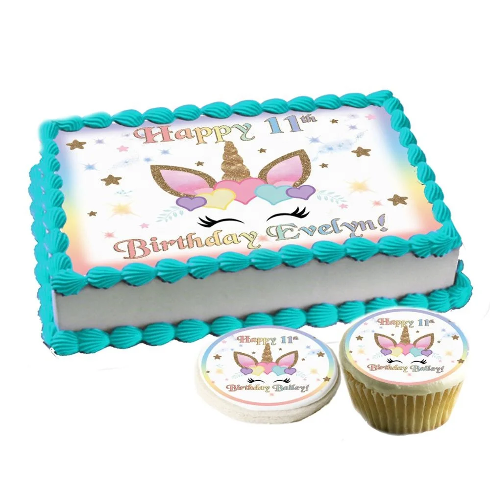 2022 New Suppliers in China Customized Design Printing Paper A4 Edible Icing Sheets Sugar for Cake Printer Machine