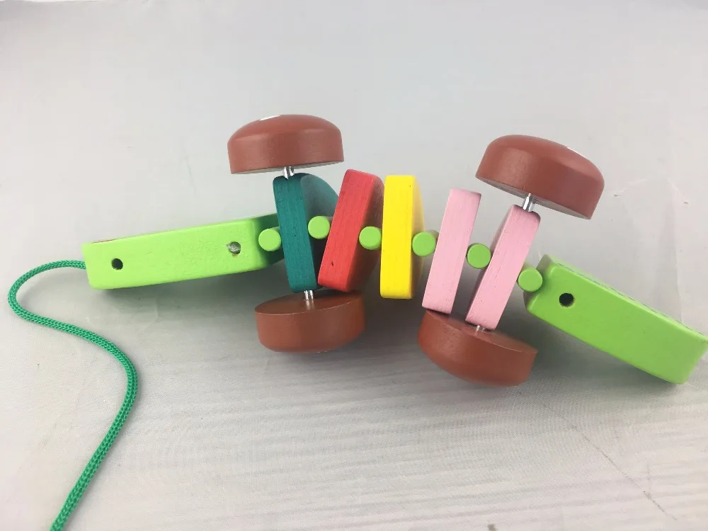 Crocodile Pull String Toy Wooden Pull Toys