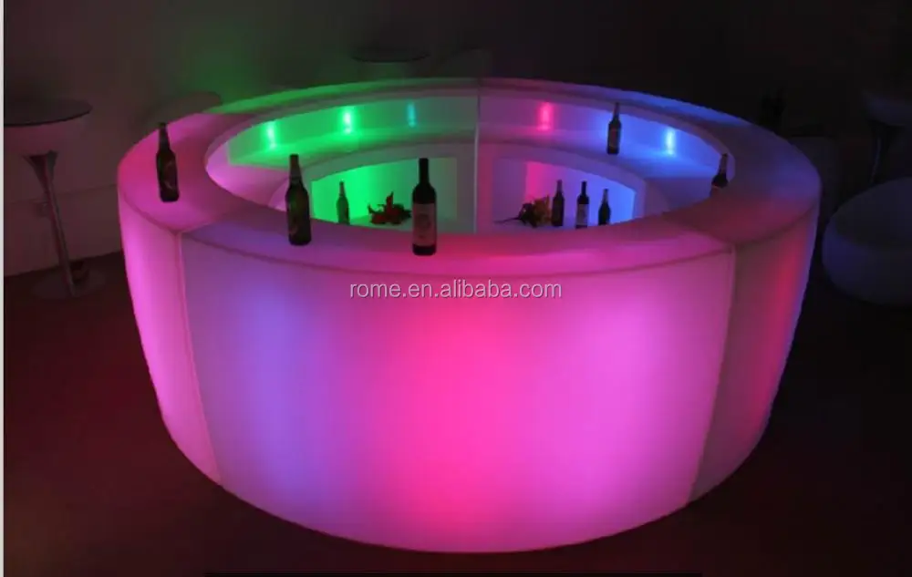 
Новый дизайн, коммерческая Современная подсветка вина, большая светодиодная барная стойка для продажи 