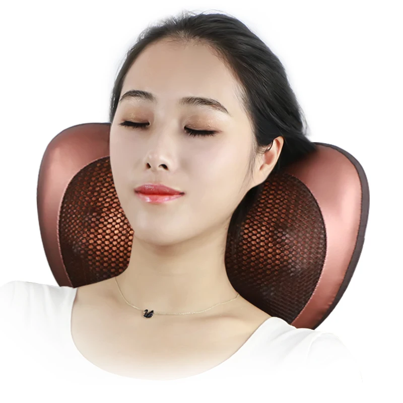 
Электрическая Массажная подушка для спины и шеи Shiatsu 