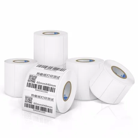 qr code sticker roll