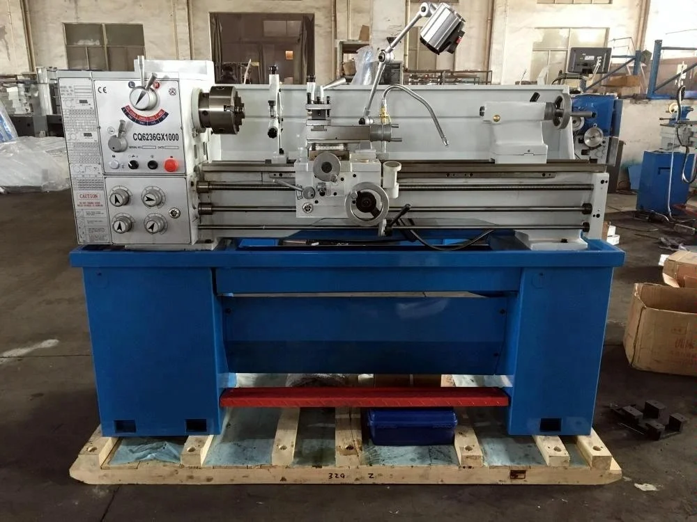 Metal Lathe Machine CQ6236 Horizontal Bench Lathe 1000mm Medium Duty Manual Engine Lathe