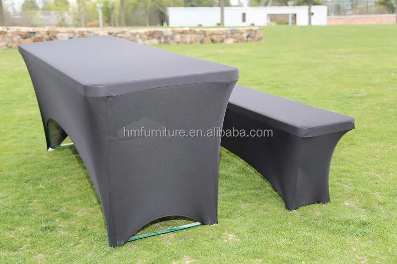 6FT Plastic Folding Table and Bench Set