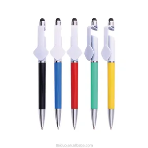 Student Gift Good Quality Factory Direct Sale Multi-functional Pen Stylues Pen with Phone Stand