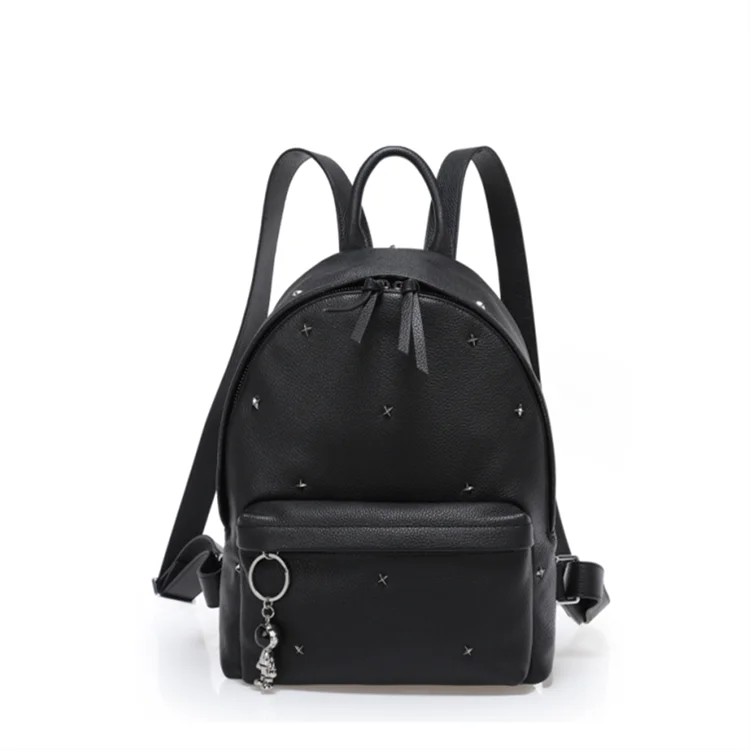 plain black backpack for school
