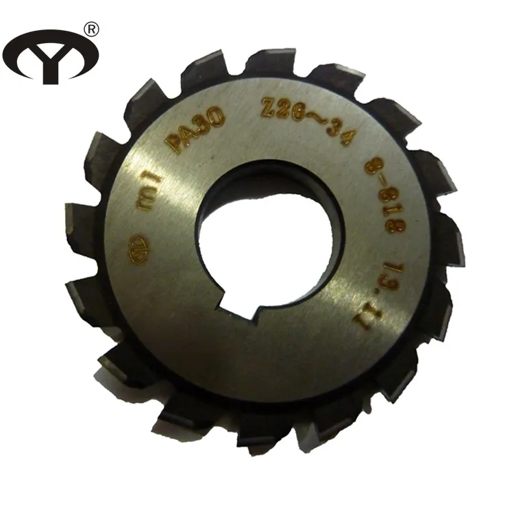 HSS M2/M35 Parallel Side Spline Shaft Milling Cutter With TUV CE