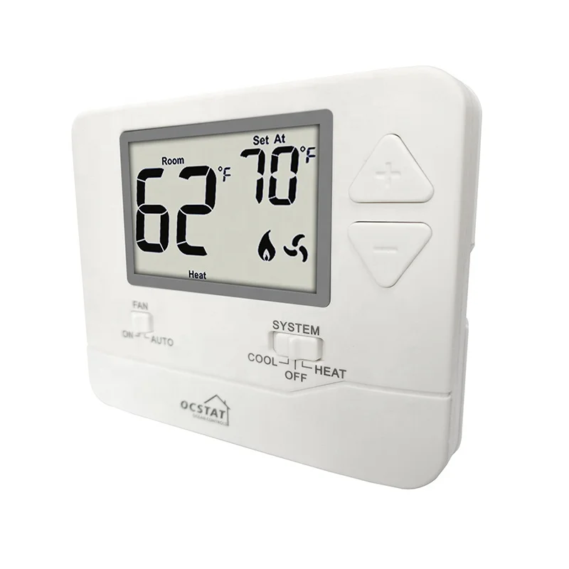 1 Heat 1 Cool Single Stage 24 Volts Central Air Conditioner Thermostat