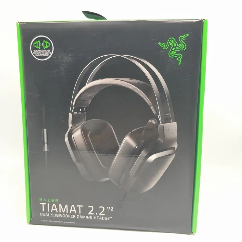 Razer Tiamat 2.2 V2 Wired Gaming Headset with 7.1 Surround Sound