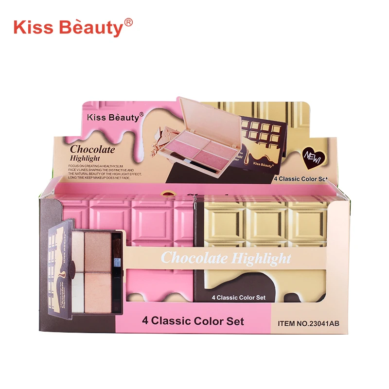 Минеральная Пудра с V-образной линией для придания формы лицу натуральная Фирменная формула Хайлайтер