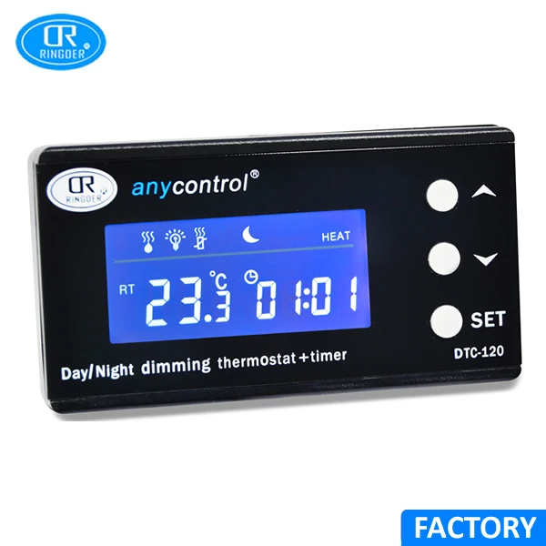 Source Thermostat automatique de minuterie numérique, dispositif