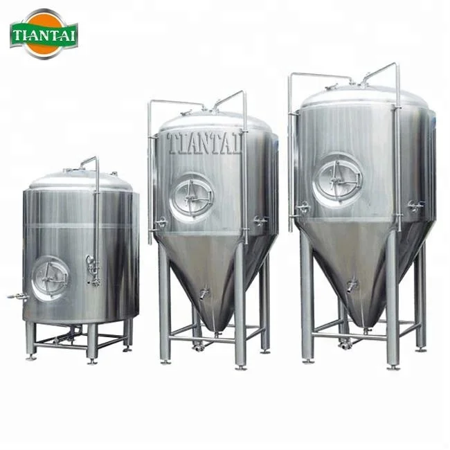 Двухслойный конический ферментер для пива из нержавеющей стали с покрытием гликоля 6000 л 60HL 50