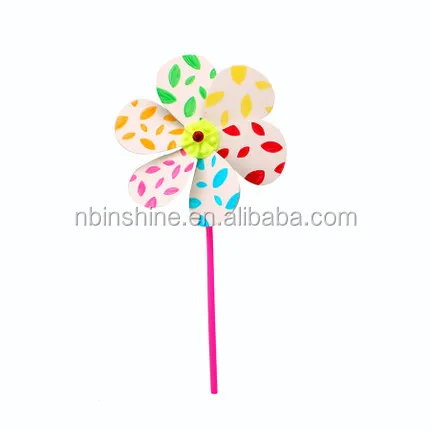 子供用ペーパークラフト Diyペーパー風車 おもちゃ風車 Buy の庭の装飾の風車 Diy紙製玩具風車 ガーデン風車 Product On Alibaba Com
