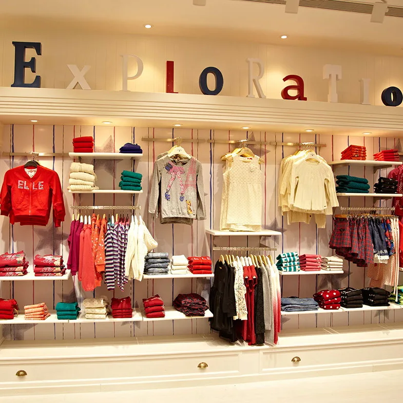 The Charming Style Kids Clothing Stores Baby Garment Clothes Showroom  Interior Design Cabinet Kiosk Customization in 2016