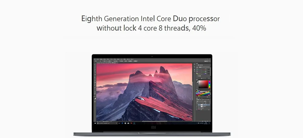 Оригинальный ноутбук Xiaomi mi Pro 15,6 i5 8G 256G, китайская версия, серый ноутбук