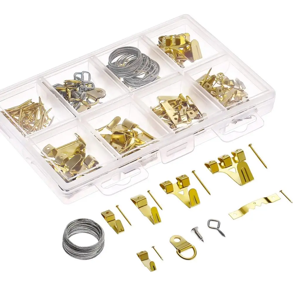 Juego De Colgador De Alambre Triangular, Gancho De Marco De Fotos