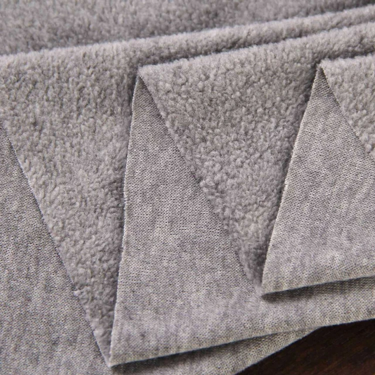 Трикотажная флисовая ткань из 100% полиэстера