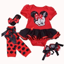 Infant Baby Girl Dress 2016 Fashion Clothing Sets Tutu Cotton Cartoon Party Toddle Girl Christening Dresses 4th Of July Outfit