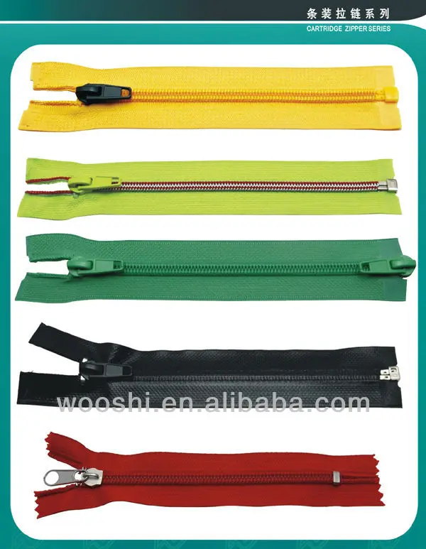 拉链T/T 5 # 价格便宜，高品质卷拉链 #5长链拉链，用于编织袋和织物可持续金属尼龙