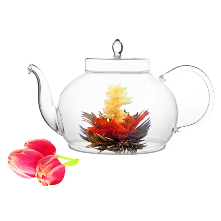 Waves Glass Teapot with Infuser