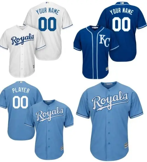 Source Customized Kansas City Royals Cool Base Baseball Jerseys on