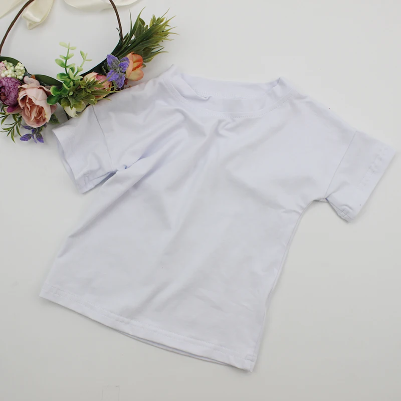 
Оптовая цена, детские футболки, простые классические повседневные Детские рубашки из органического хлопка 