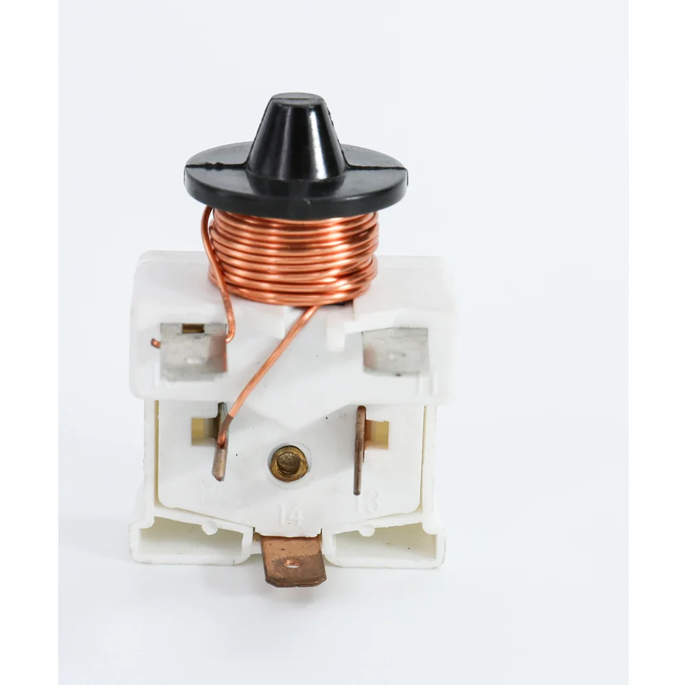 Relè Avviamento Compressore Frigorifero 1/3 HP 250 W – Starter A 3 Spine Per 1/5, 1/6, 1/3 E 1/2 HP, Compatto E Nero