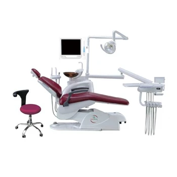A Comfortable Dental Unit and Dental Chair with Led Lamp or Halogen Lamp