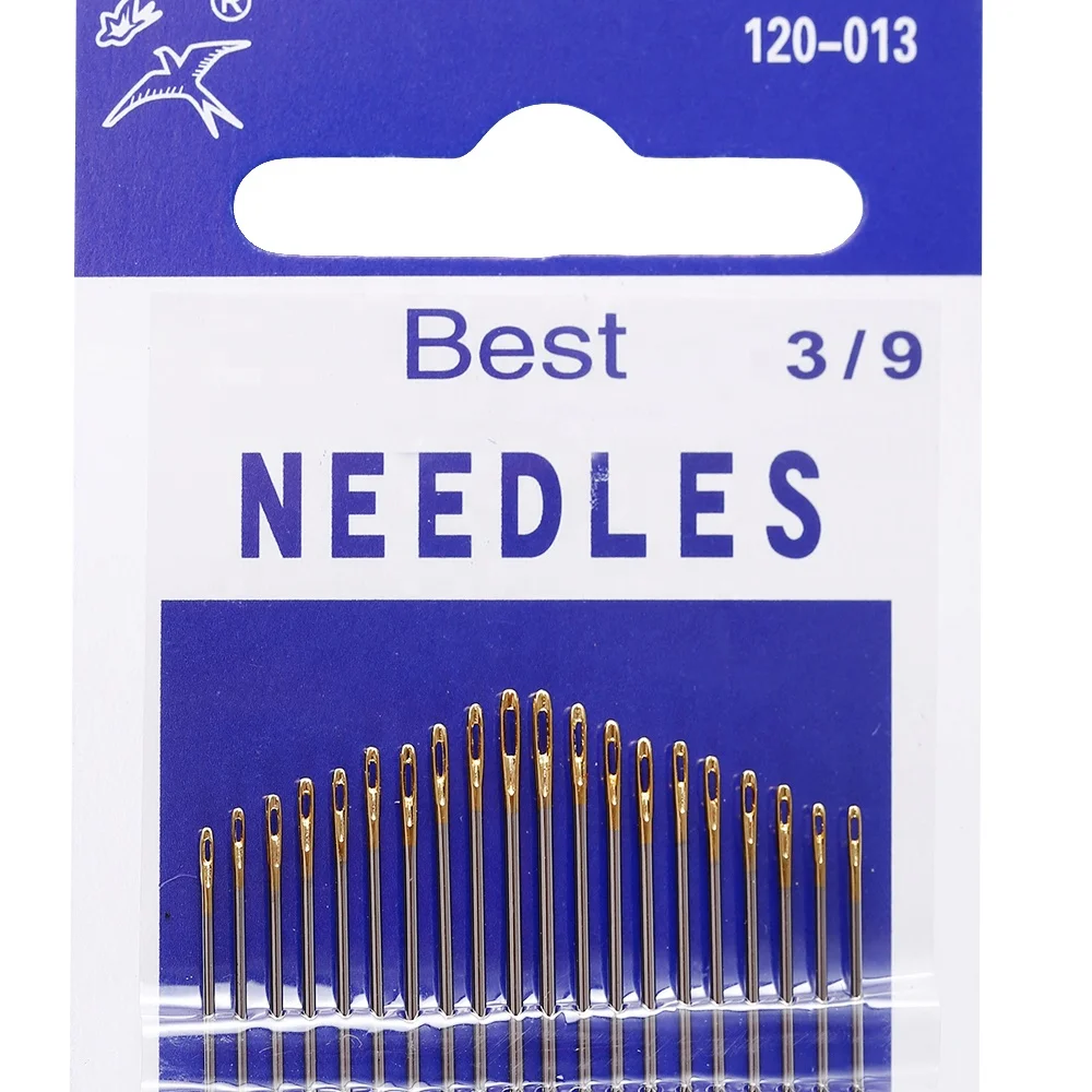 Fteven 30 Pcs Cross Stitch Needles – Size 22 Stainless Steel, Large Eye, Blunt Tip, Golden Color, With Storage Box For Hand Sewing & Embroidery