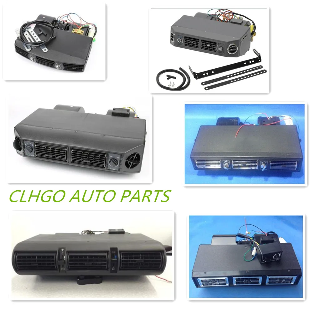 Évaporateur Sous Tableau De Bord 390 CFM 12V – Kit Climatisation Voiture Classique, Camping-Car, Avec Raccords & Supports