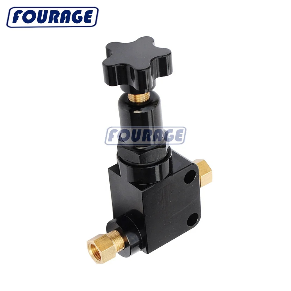 Fourage Aluminum Anodized 1/8" NPT Adjustable Brake Bias Knob Style