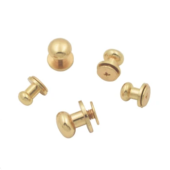 Wholesale Decorative Solid Brass Metal Installing Head Screw Back ...