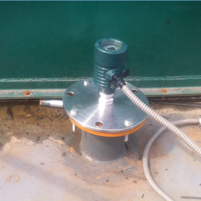 Single Cable Probe Contact Type Radar Explosion Proof Level Transmitter for Liquid or Solid Powder Level Measurement