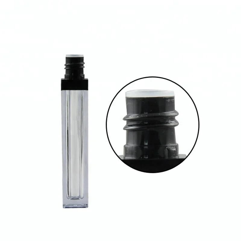 No Brand Lip Gloss Packaging Empty Cosmetics Container Square
