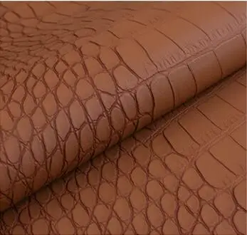 Embossed Crocodile Leather Synthetic PVC Material for Luxury Bag Car Seat Furniture Decorative Purposes Waterproof Sofa Gloves