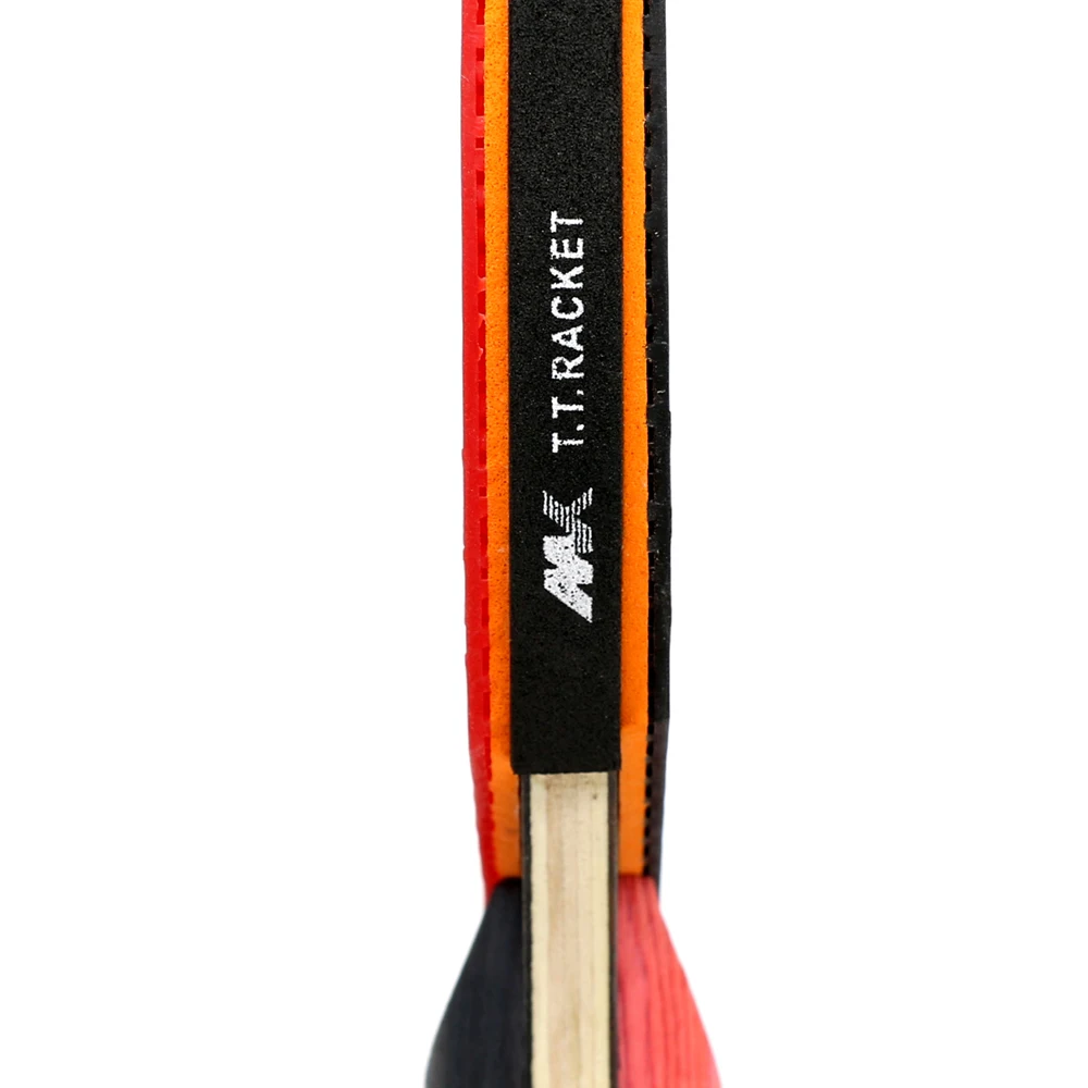 
В наличии международного стандарта 7 слоев деревянный обучение углерода ракетка для пинг понг ракетка для настольного тенниса с 2 мм резиновая губка 