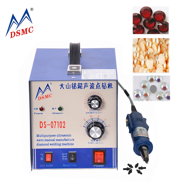 Manufacture Ultrasonic Hotfix Rhinestone Manual Stone Fixing Machines