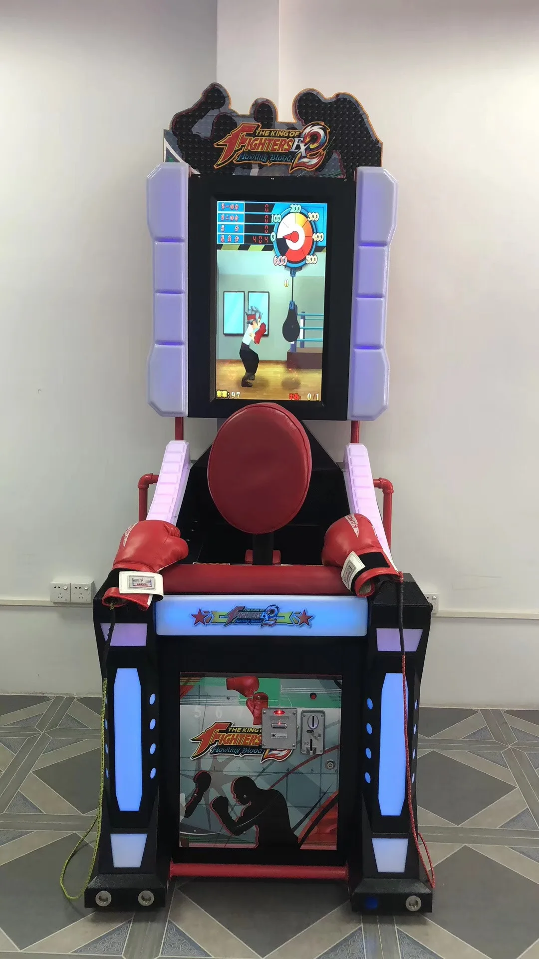 놀이공원 코인 작동식 킹 오브 파이터 복싱 펀치 아케이드 게임기 판매
