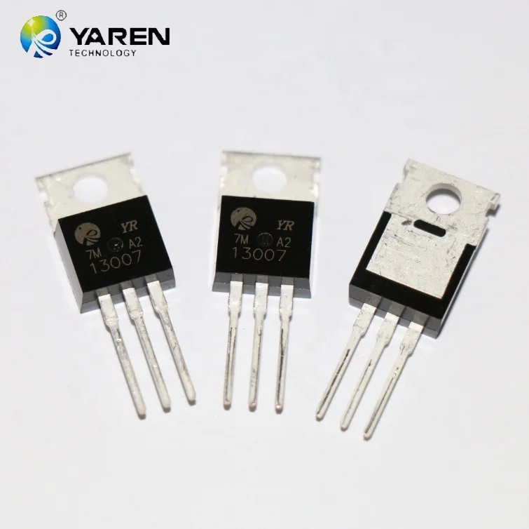 5Pcs 13007 13007G NPN Transistor TO-220 Para Interuptor Energía Suministro 
