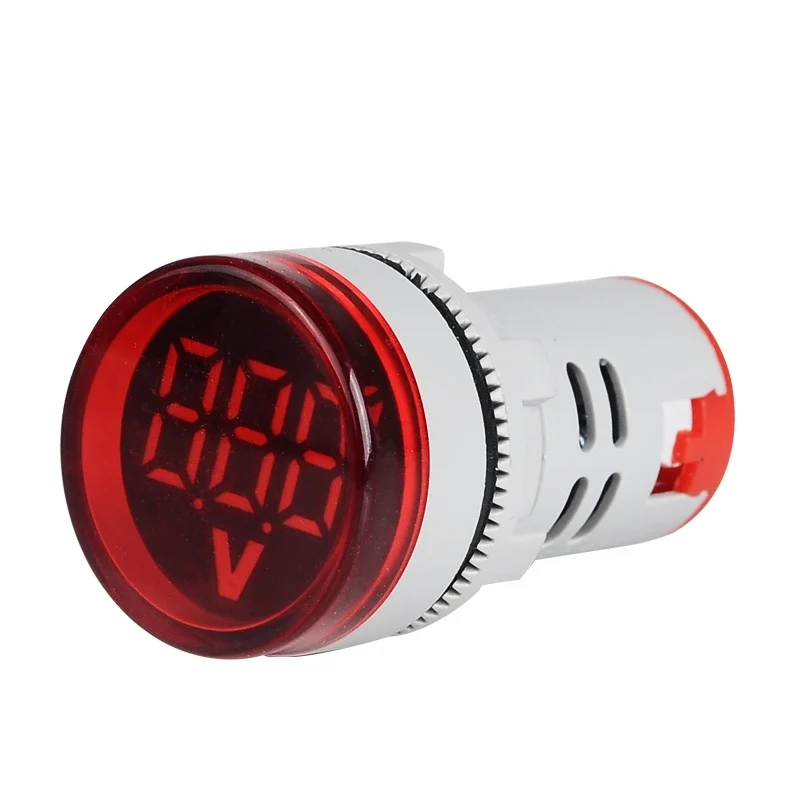 V33D Mini compteur de tension numérique à affichage de lumière rouge à 2  fils, tension de