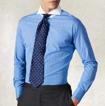 Cutaway Collar Men's Dress Shirt - Buy ...