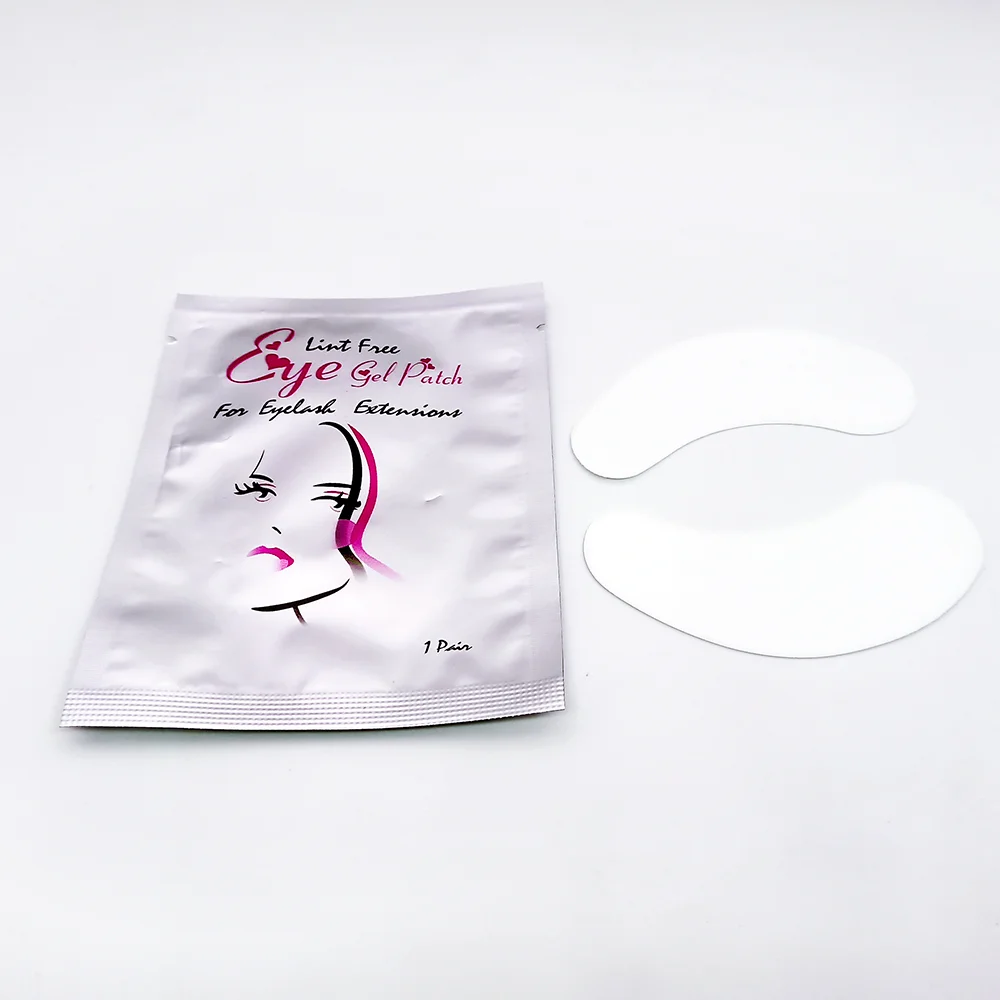 Custom Logo Eyepads Silicone Eye Pad Private Label Under Eye Patch Pads For Eyelash Extensions