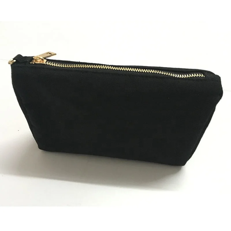 black canvas pouch