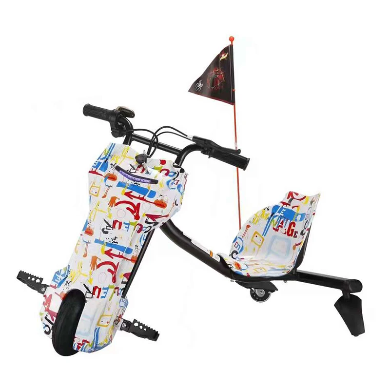 COOLTOY Drift Trike Electric Wheel Scooter for Kids