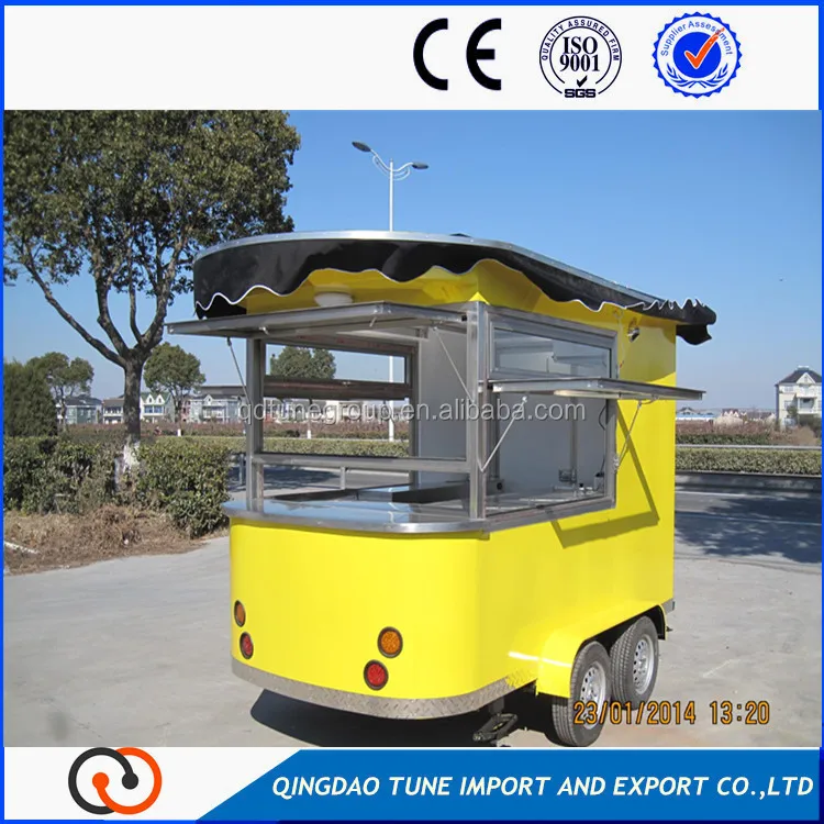 KFC Fast Food Providing Station/Mobile Food Cart/trailer/truck/van Sausage Selling Trolley