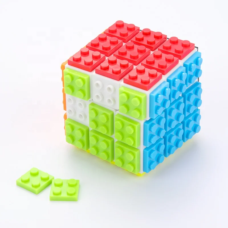 Educational Diy Anti Stress Building Blocks Activity Cube Toys - Buy ...