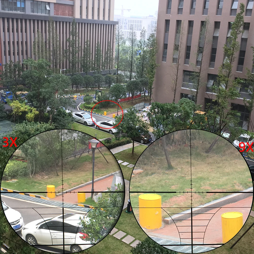 
Ohhunt тактический оптический прицел 3-9x40 прицел дальномером 1 дюйм охотничий прицел 