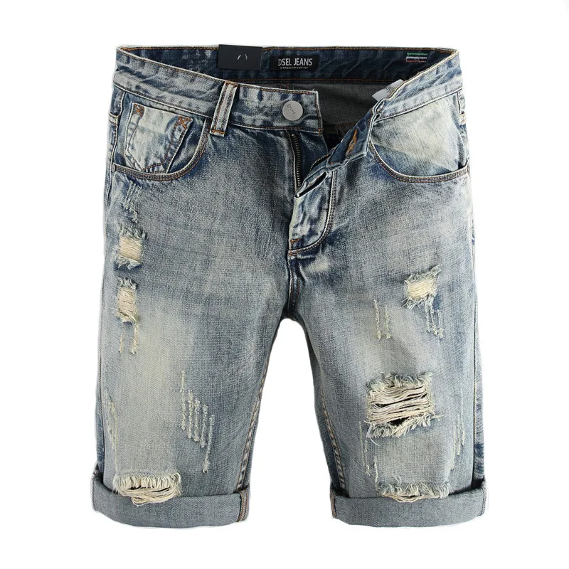 new look mens jean shorts