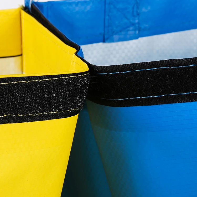 Latest Arrival Good Quality Rectangular Garden Customized logo Printed Reusable PP Woven Bag Tote Garbage Bags