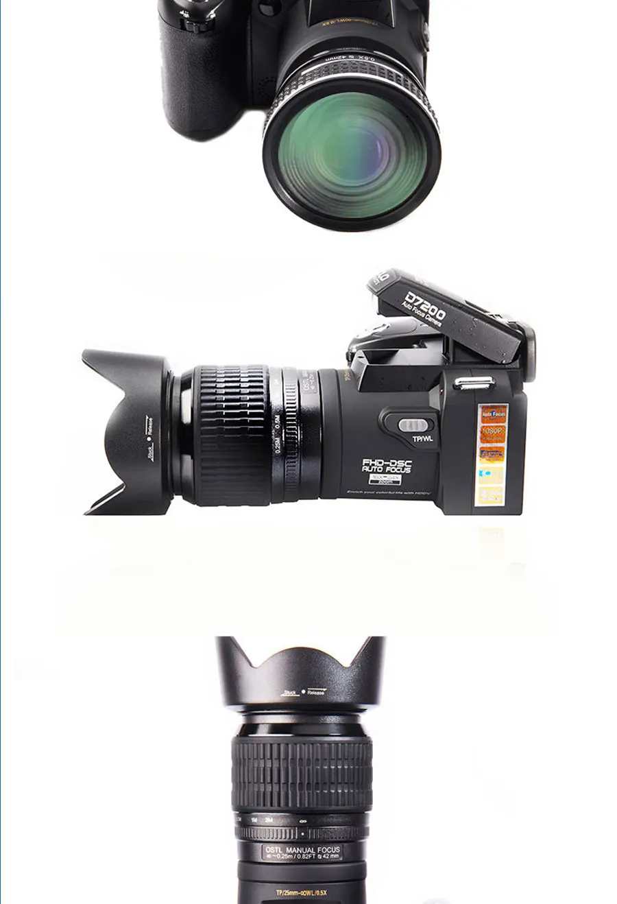 D7200 Dslr Camera With 3.0'' Color Display And Full Hd 1080p Wide Angle Lens Buy Video 1920
