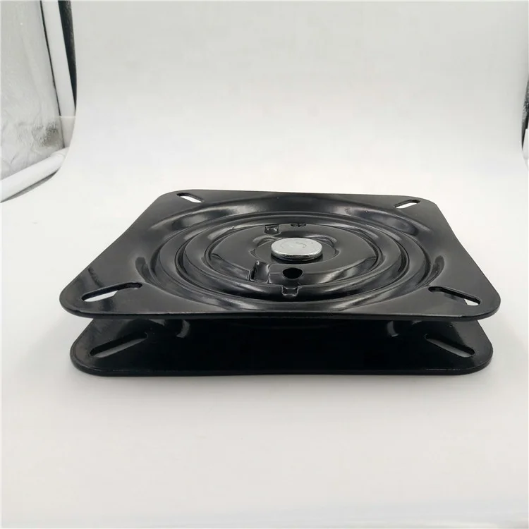 6 Inch Auto Memory Return Metal Lazy Susan Turntable square